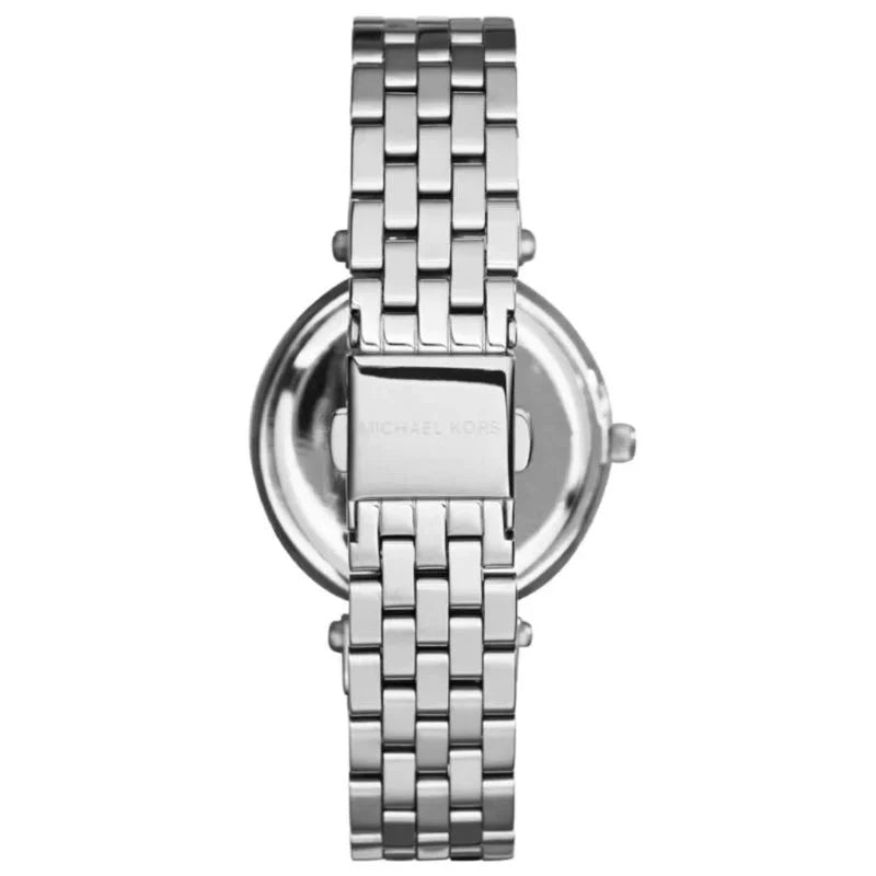 Michael Kors Silver Stainless Steel Silver Dial Quartz Watch for Ladies - MK3429