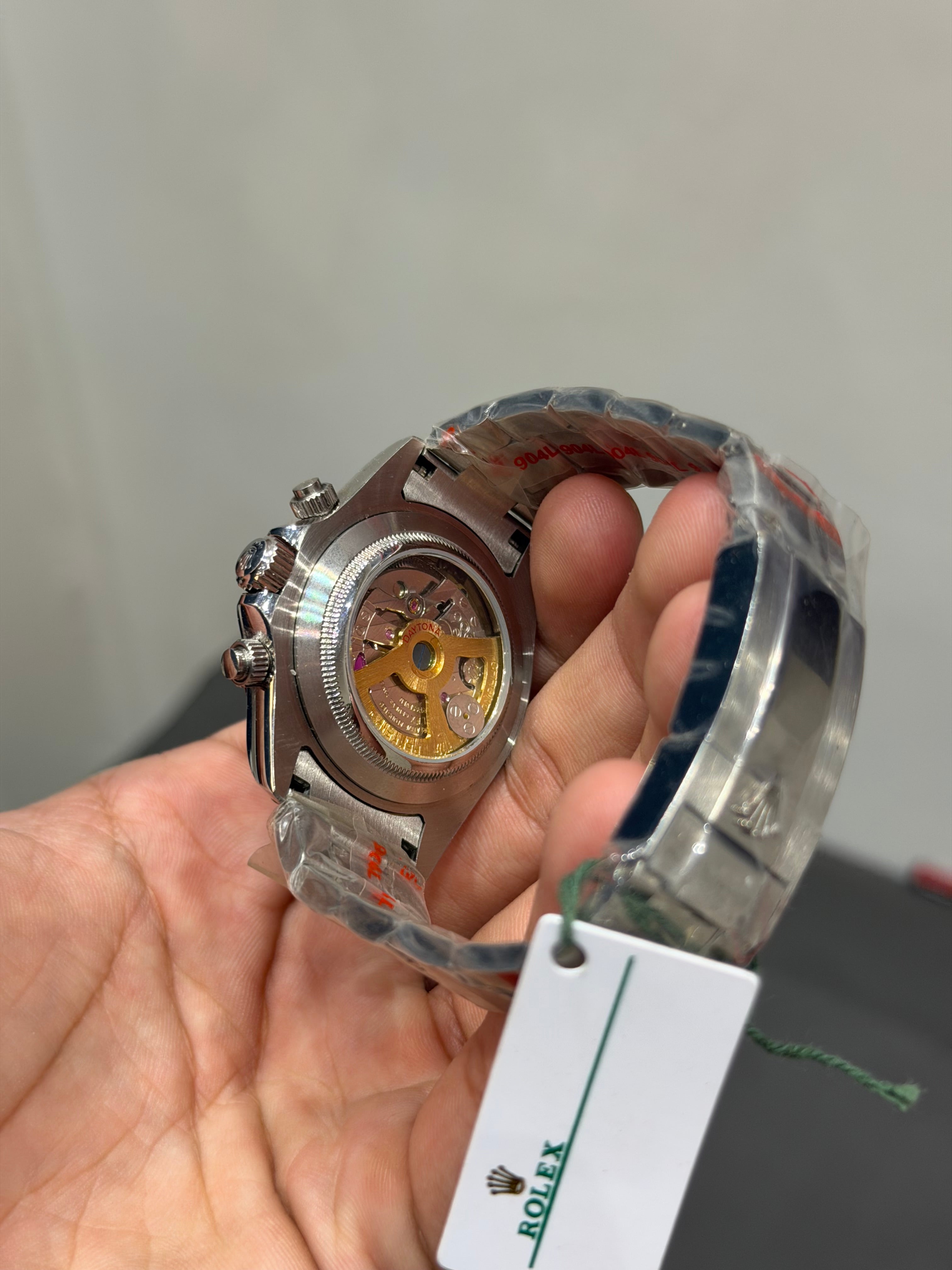 NEW COLLECTION 40 PLATONA CASE WITH SKY DIAL & PLATONA BEZEL STRAP WATCH OZ