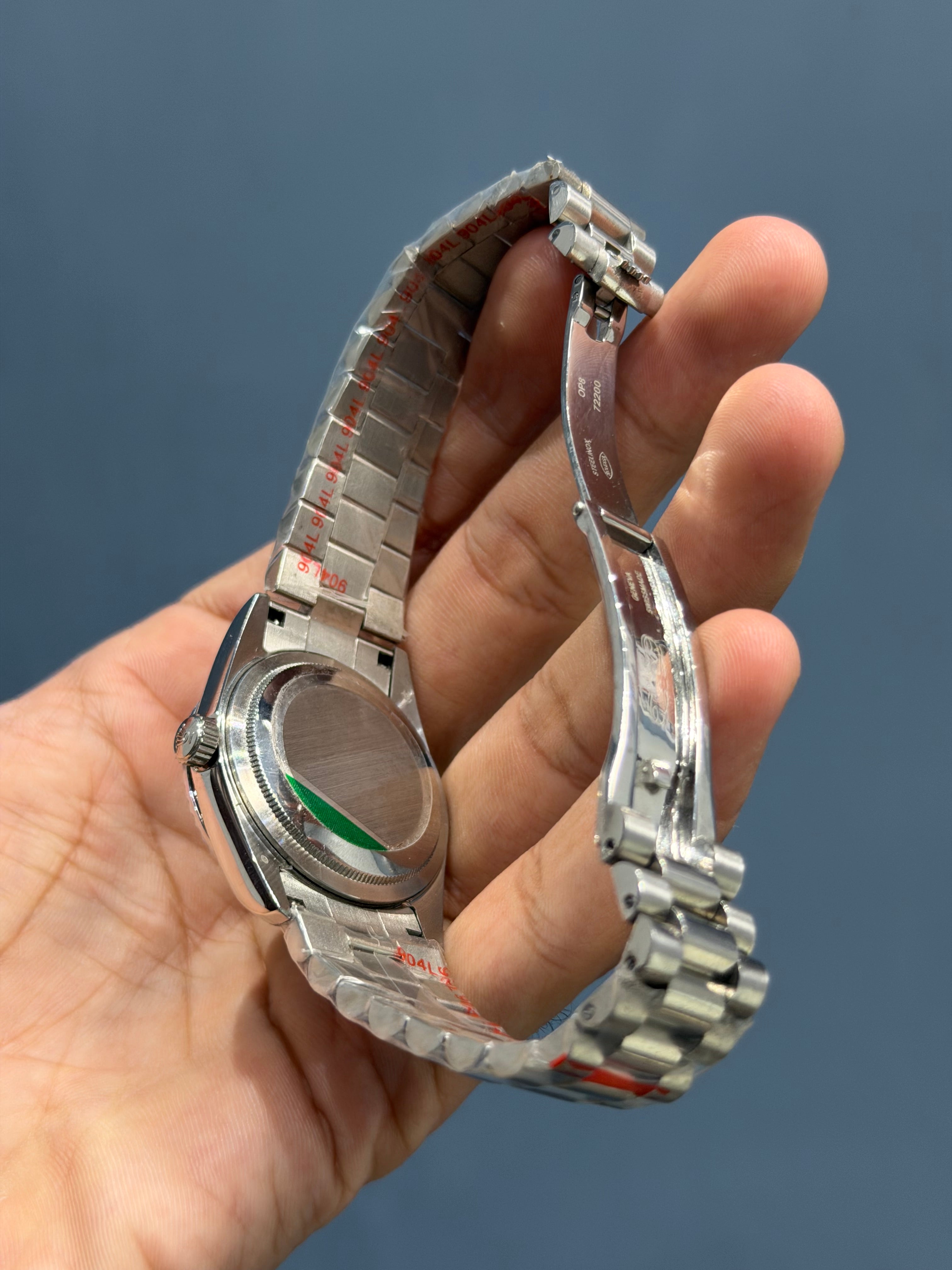 NEW COLLECTION 36 SILVER WITH GREEN DIAL AUTOMATIC WATCH YZ FACTORY