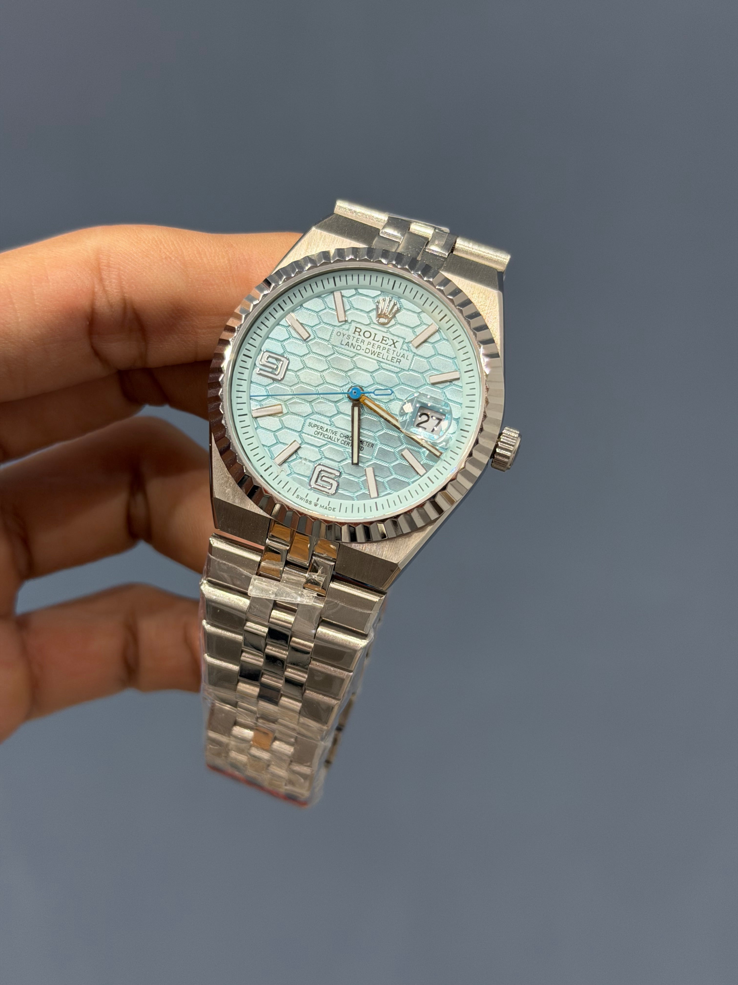 NEW COLLECTION 40 SILVER CHAIN WITH TIFFANY DIAL AUTOMATIC WATCH ZR FACTORY