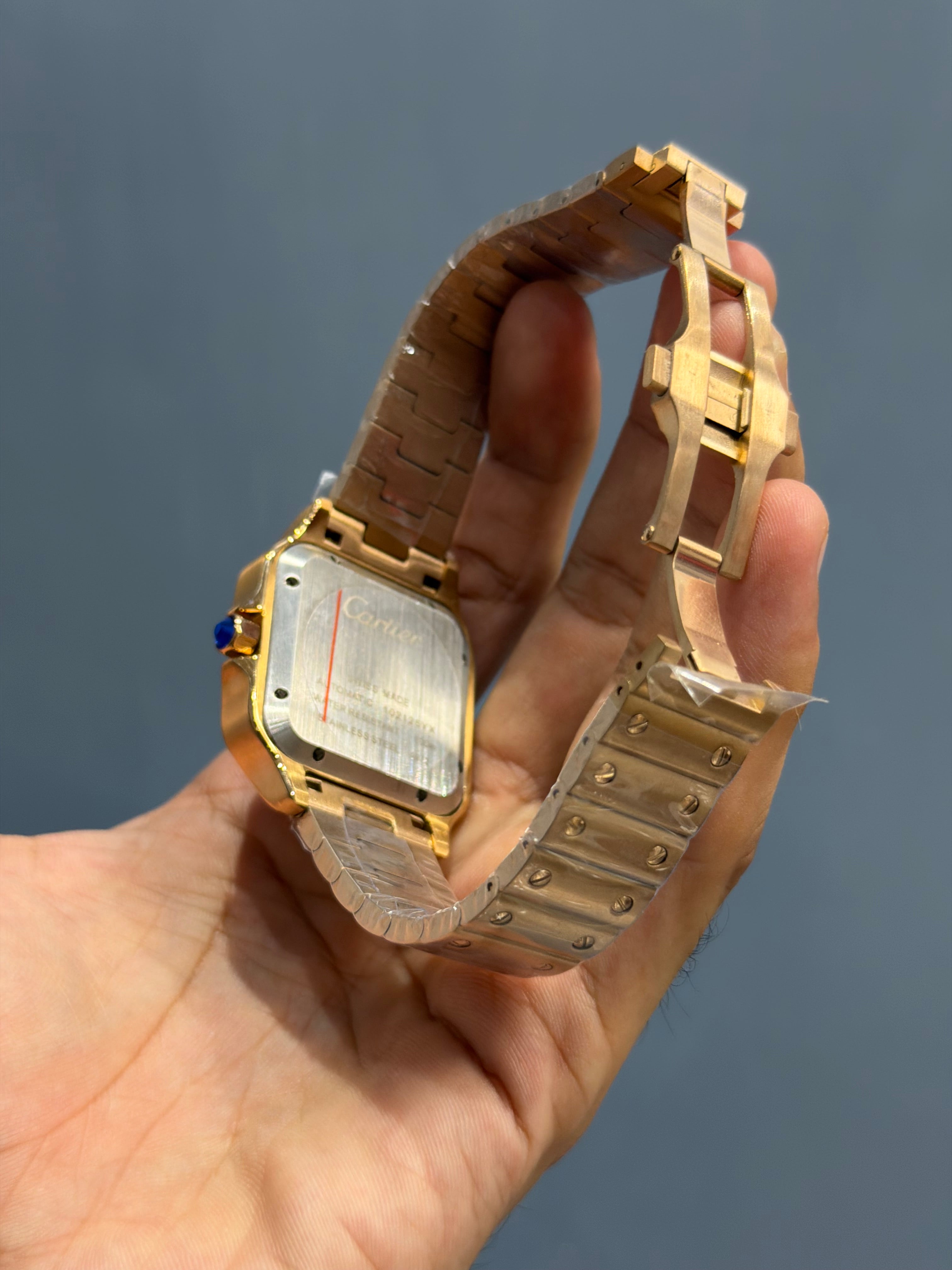 NEW COLLECTION ROSE GOLD WITH WHITE DIAL AUTOMATIC WATCH