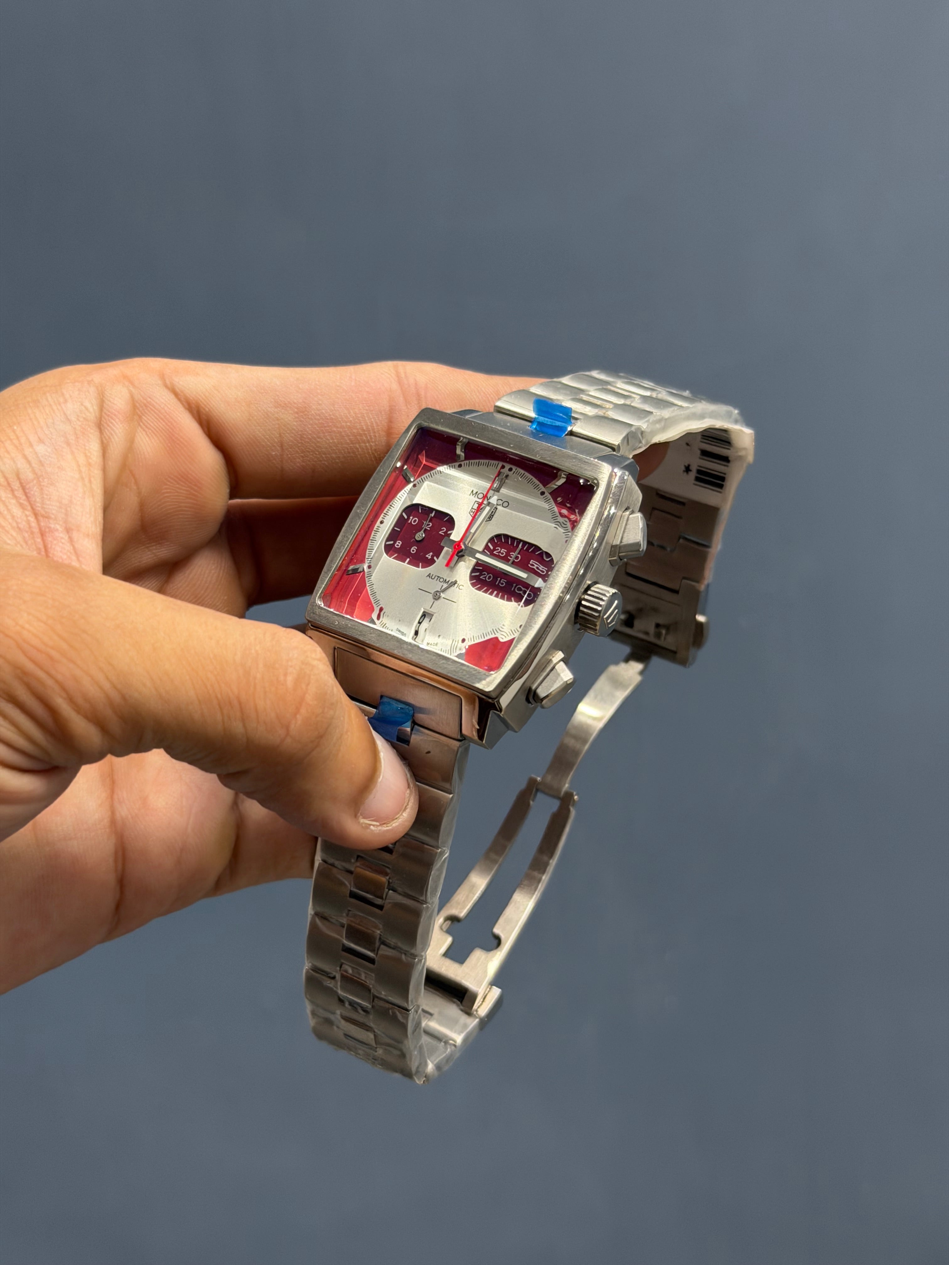 NEW COLLECTION CALIBRE CHRONOGRAPH SILVER STAINLESS STEEL WITH WHITE DIAL
