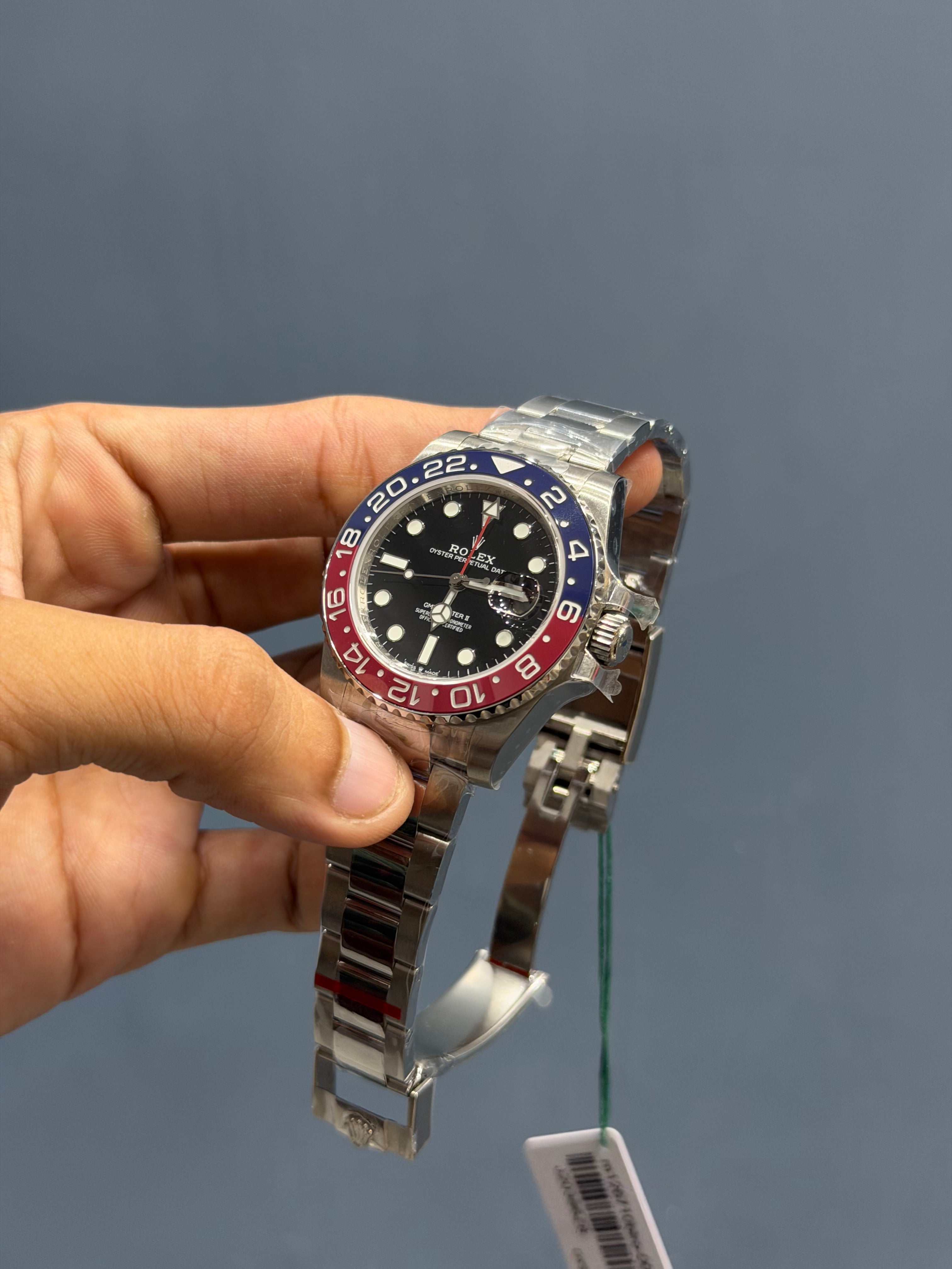 NEW COLLECTION SILVER PREMIUM GMT BP MADE AUTOMATIC WATCH