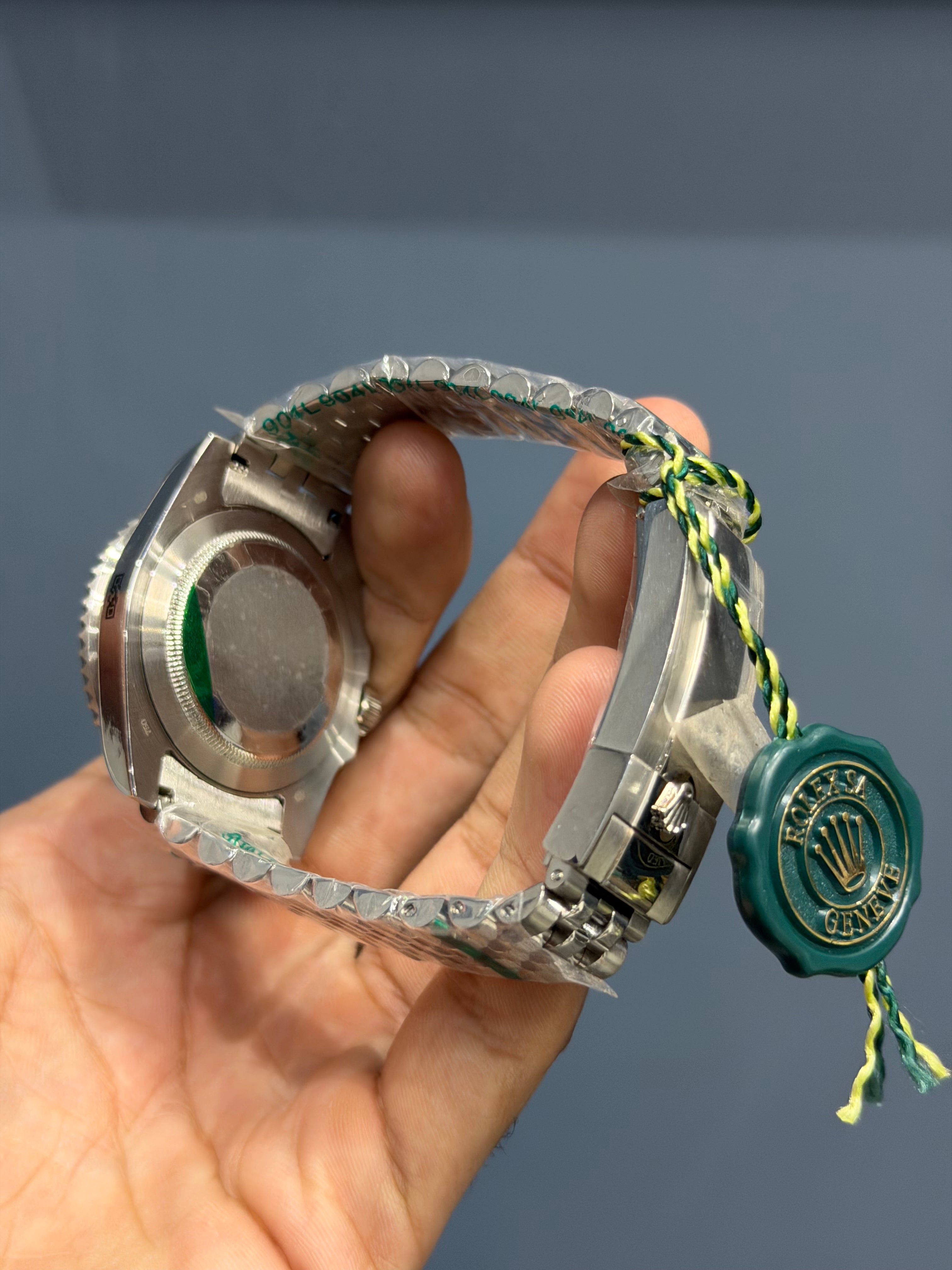NEW COLLECTION 40 SILVER WITH BLACK DIAL & SPRITE BEZEL AUTOMATIC WATCH YZ FACTORY