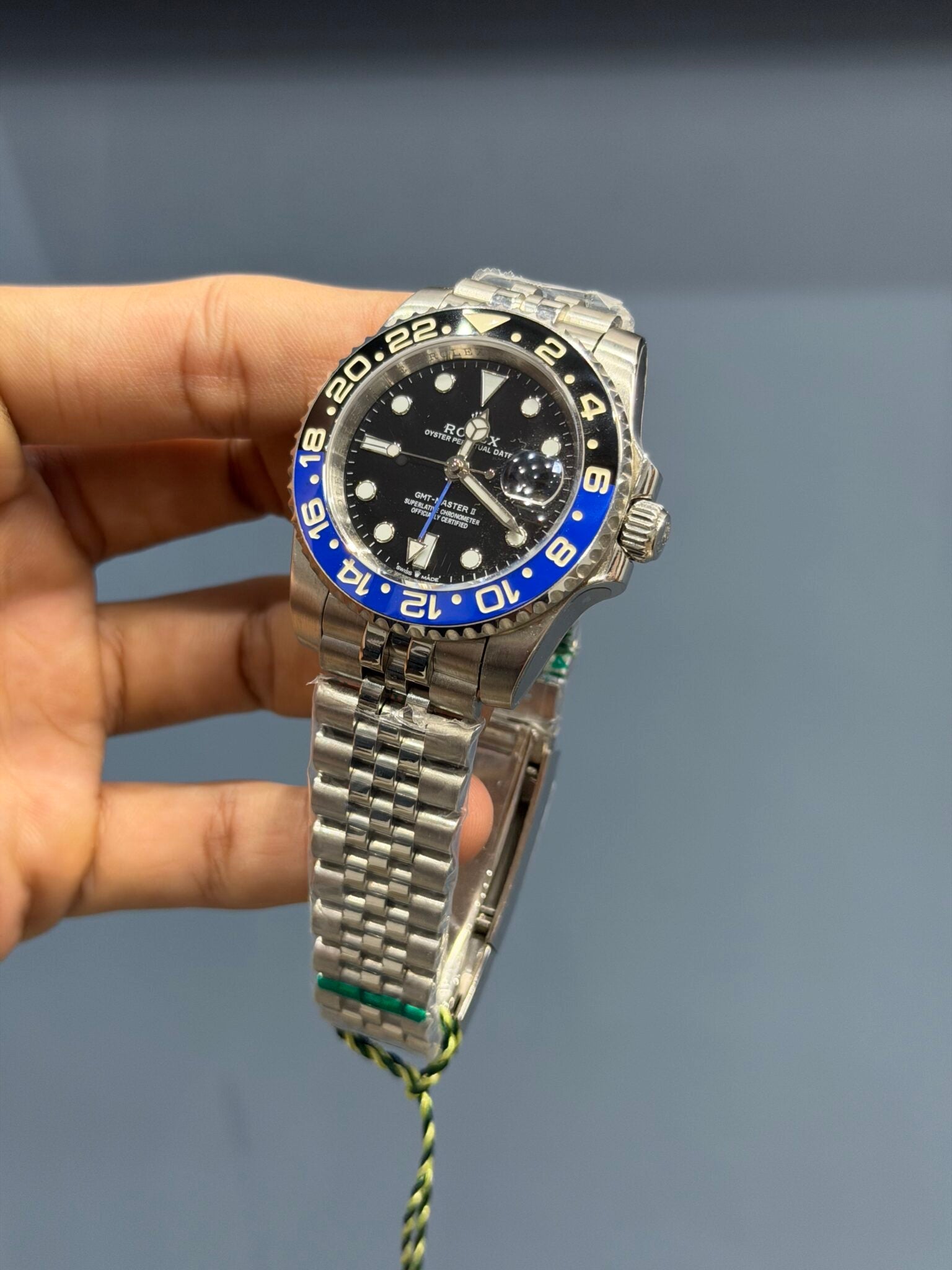 NEW COLLECTION 40 SILVER WITH BLACK DIAL & BATMAN BEZEL AUTOMATIC WATCH YZ FACTORY