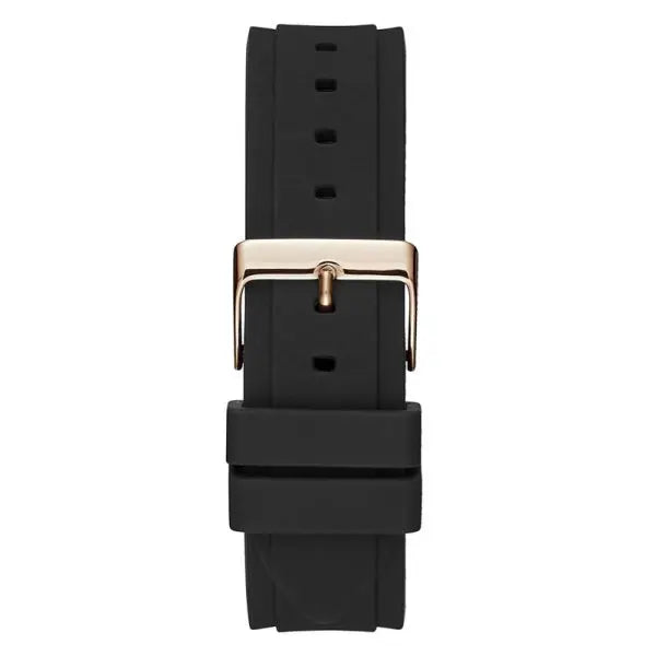 Guess Women’s Quartz Black Silicone Strap Black Dial 39mm Watch W1094L6