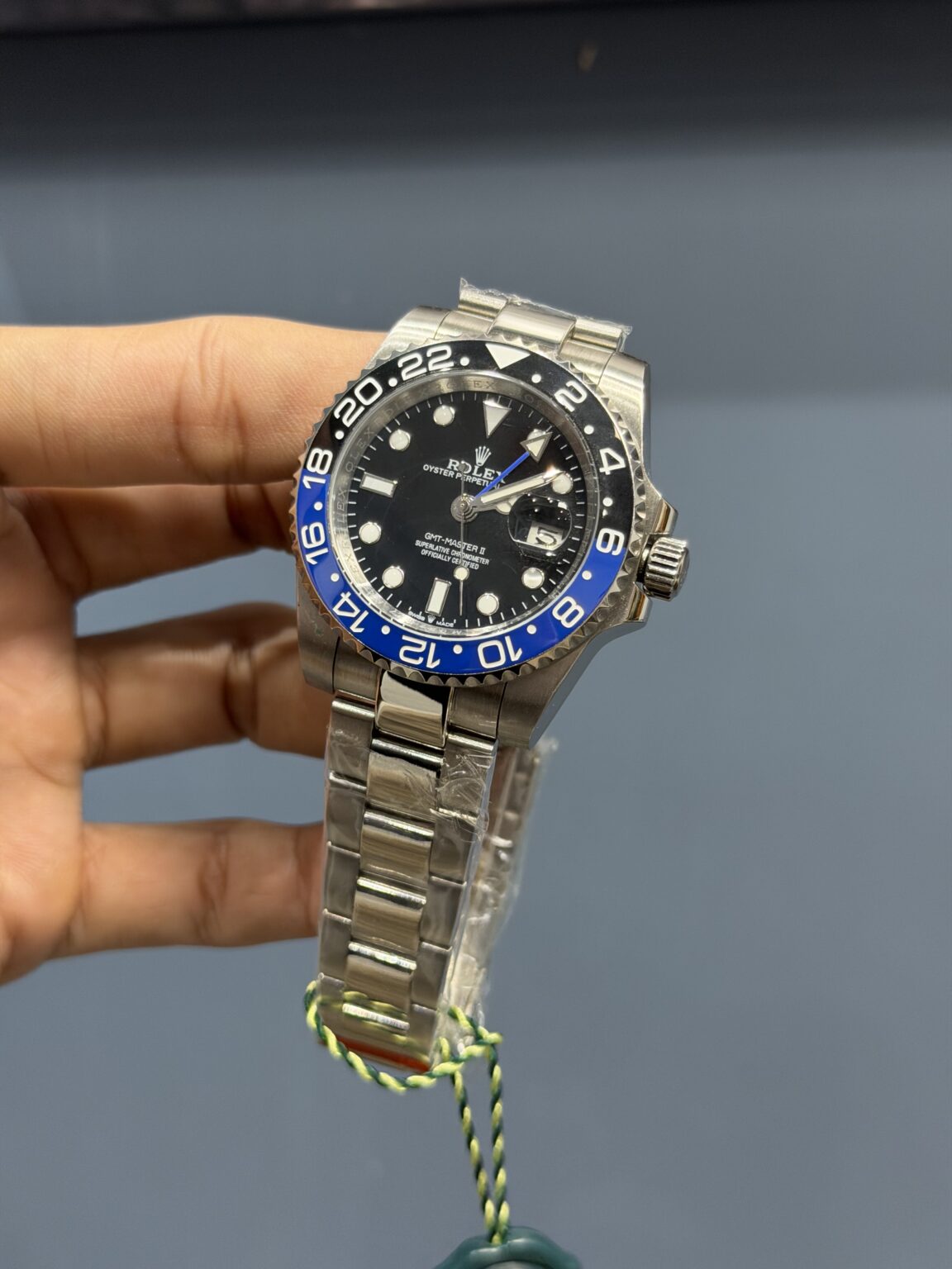 NEW COLLECTION 40 SILVER WITH BLACK DIAL & BATMAN BEZEL AUTOMATIC WATCH ZR FACTORY