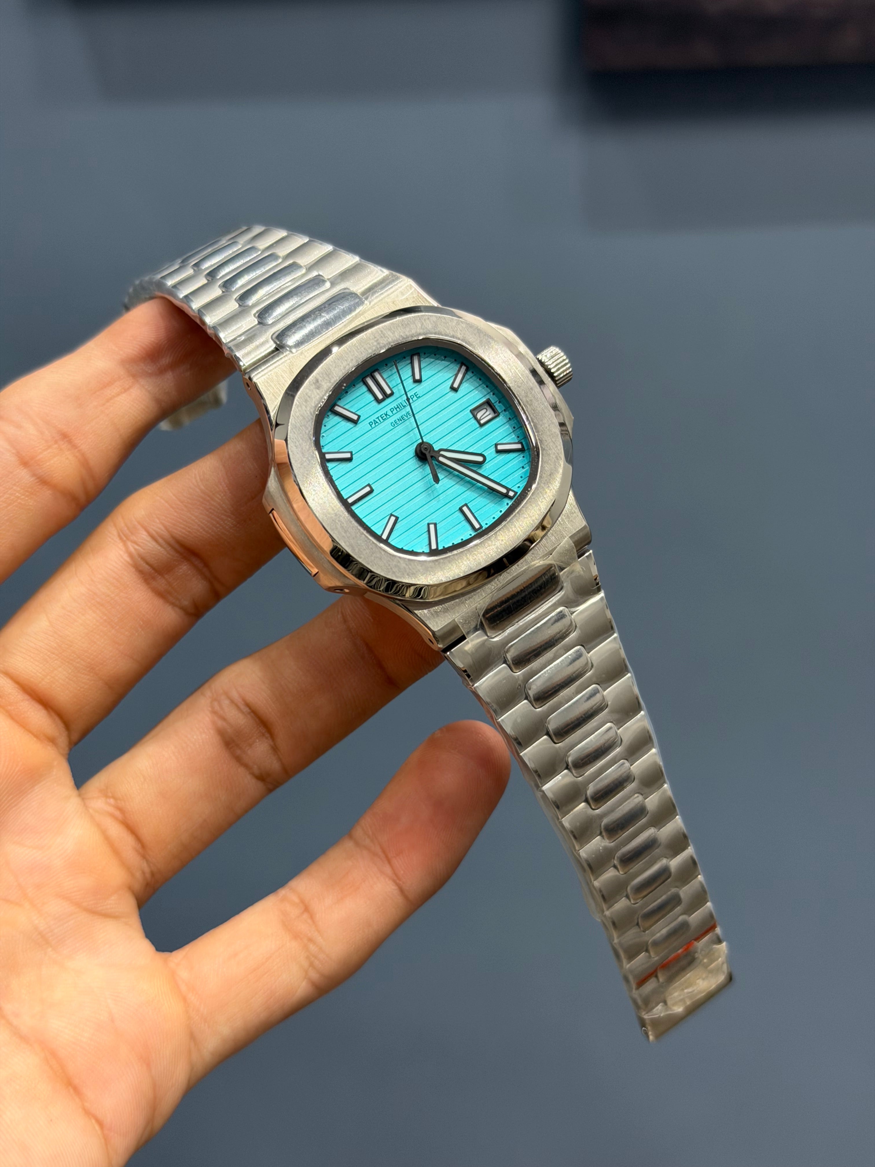 NEW COLLECTION SILVER WITH TIFFANY DIAL AUTOMATIC WATCH