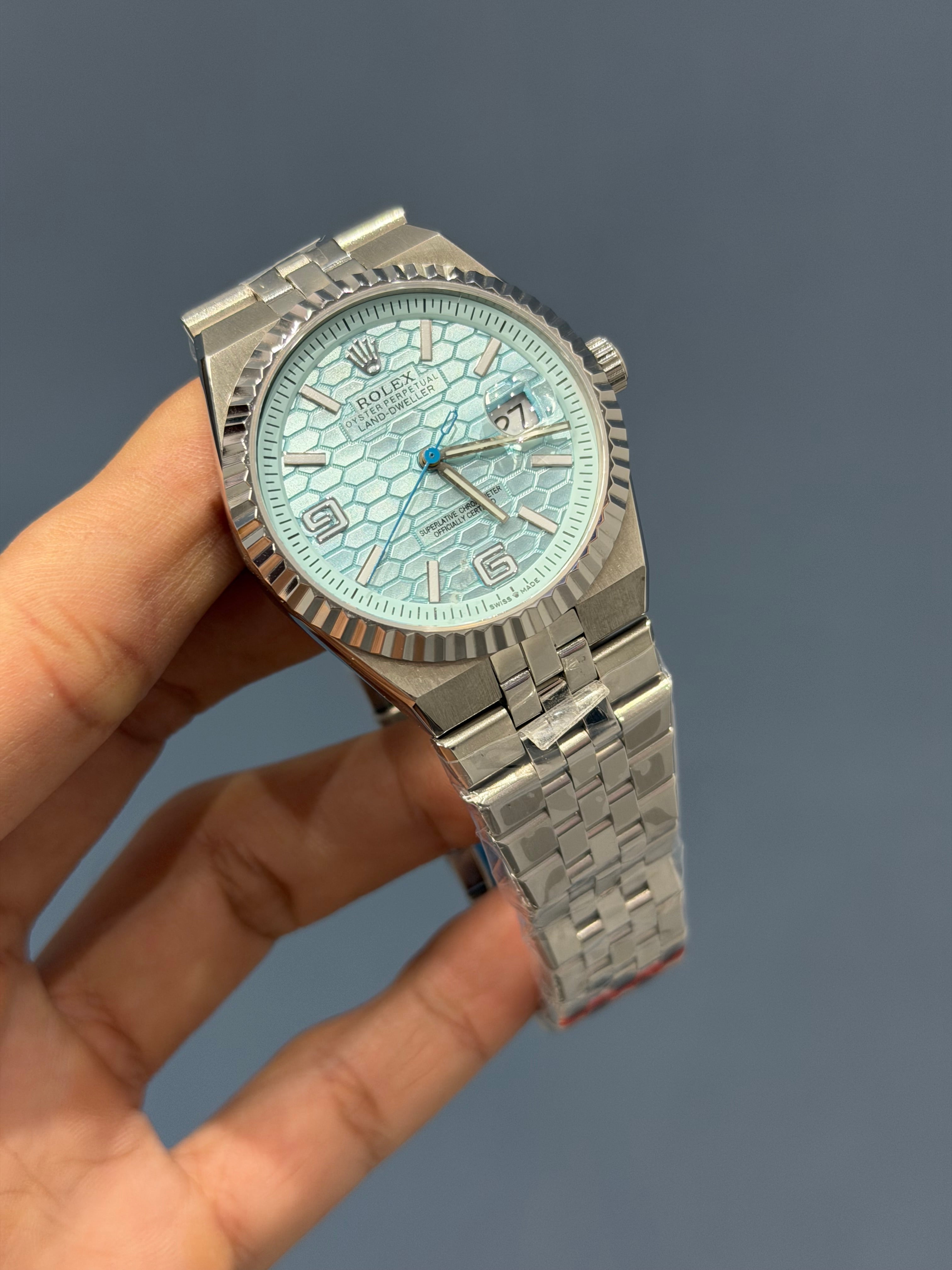 NEW COLLECTION 40 SILVER CHAIN WITH TIFFANY DIAL AUTOMATIC WATCH ZR FACTORY
