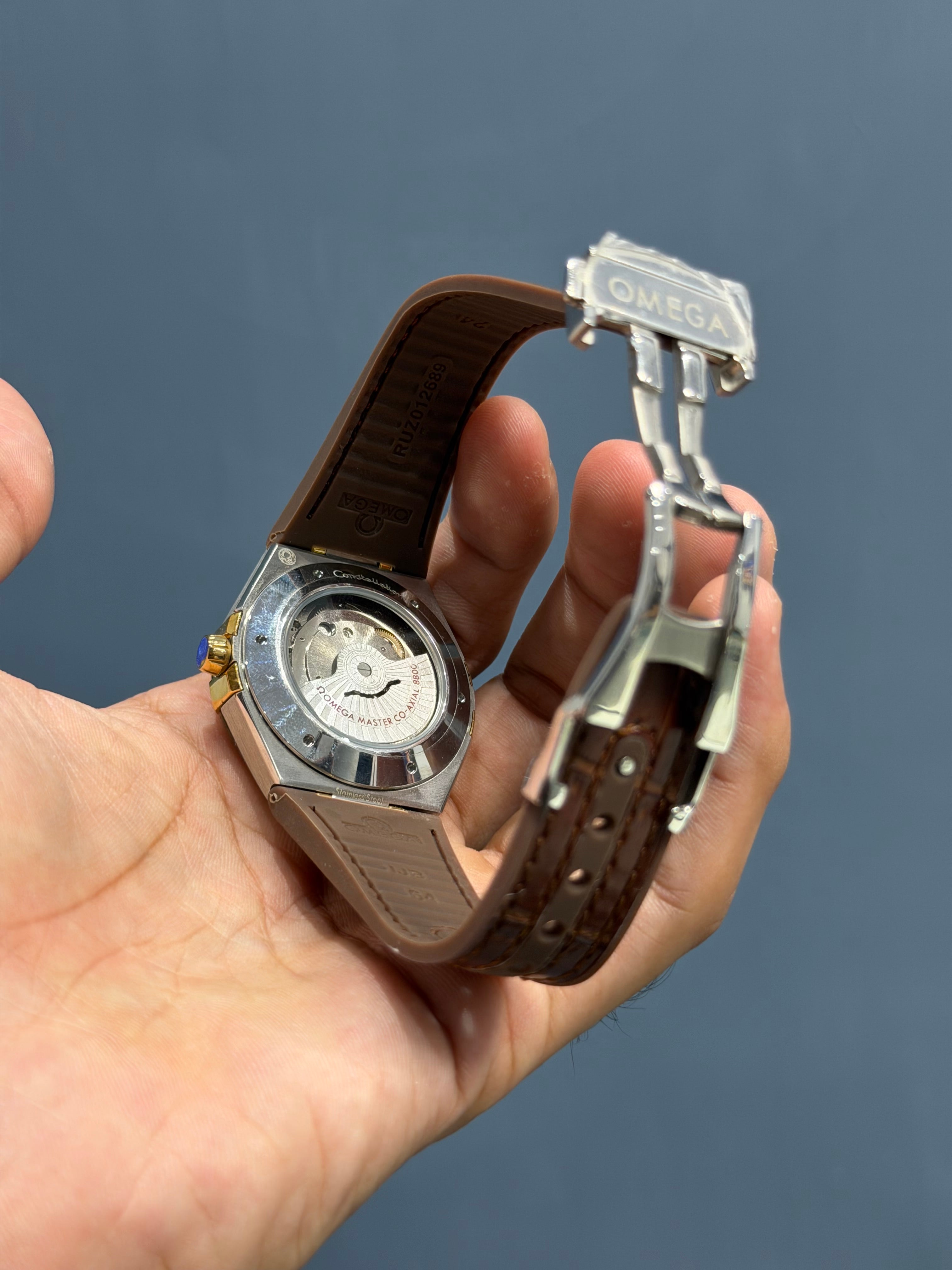 NEW COLLECTION SILVER CASE WITH WHITE TEXTURE DIAL AUTOMATIC WATCH