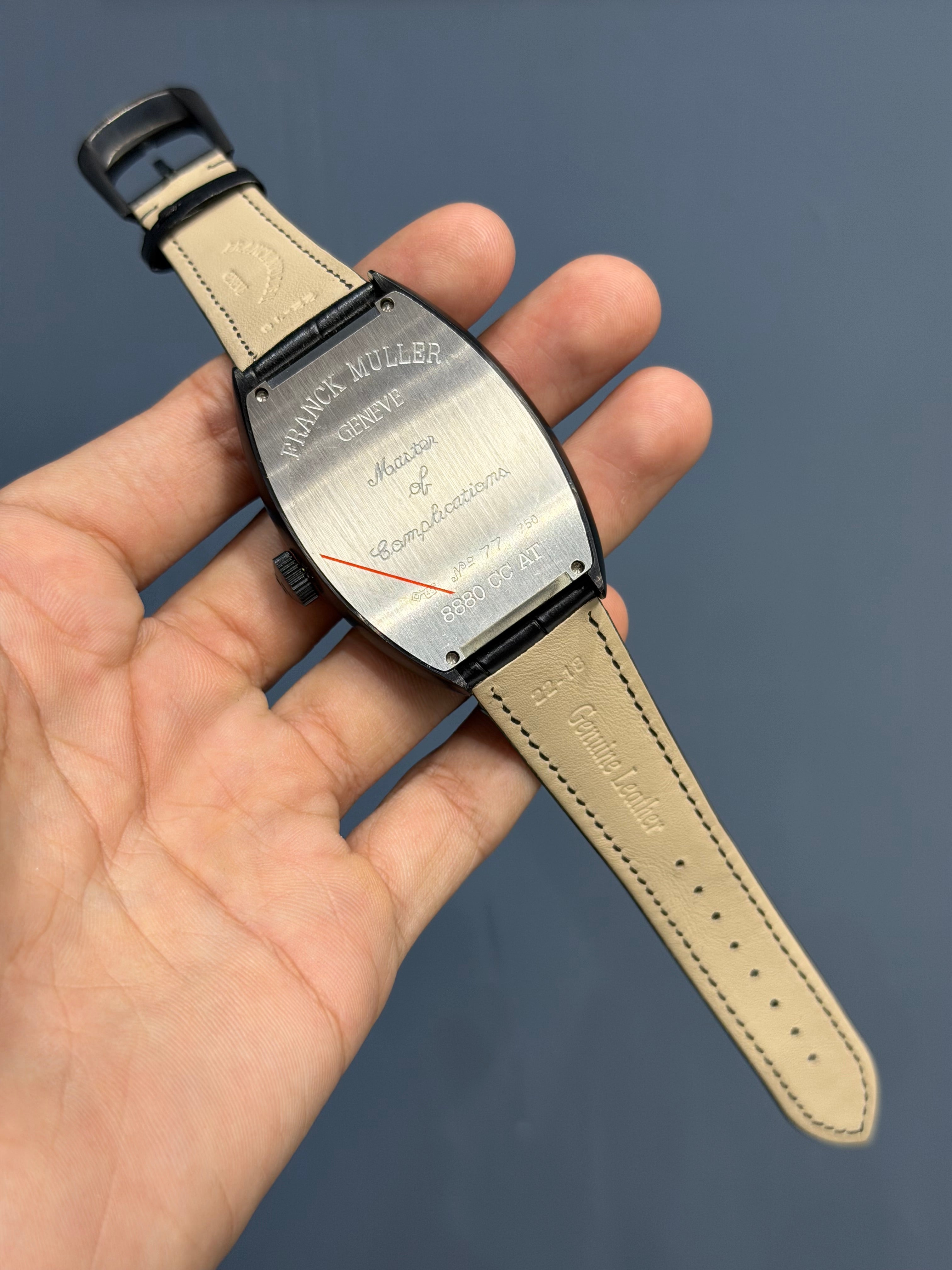 NEW COLLECTION CRAZY HOUR BLACK CASE WITH GREEN DIAL & LEATHER STRAP