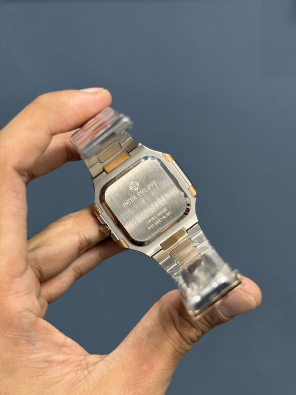 NEW COLLECTION ROSE TWO TONE WITH BLACK DIAL QUARTZ WATCH