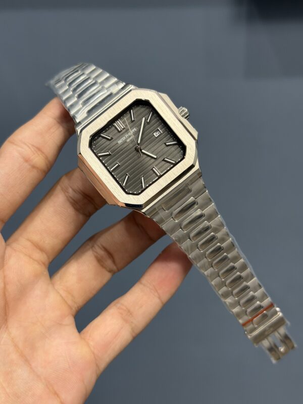 NEW COLLECTION SILVER WITH GREY DIAL QUARTZ WATCH