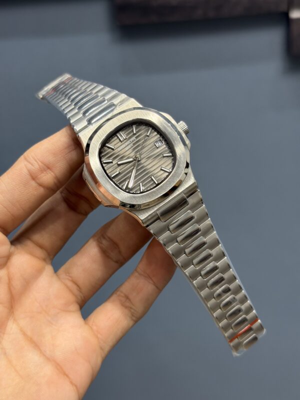 NEW COLLECTION SILVER WITH GREY DIAL AUTOMATIC WATCH