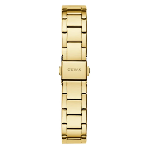 Guess Women’s Quartz Gold Stainless Steel White Dial 30mm Watch GW0767L2