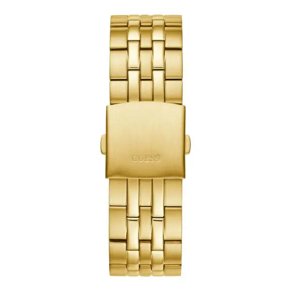 Guess Men’s Quartz Gold Stainless Steel Green Dial 44mm Watch GW0220G2