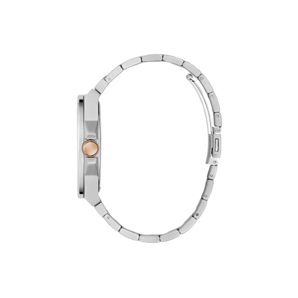 Guess Men’s Quartz Two-Tone Stainless Steel Blue Dial 44mm Watch GW0789G4