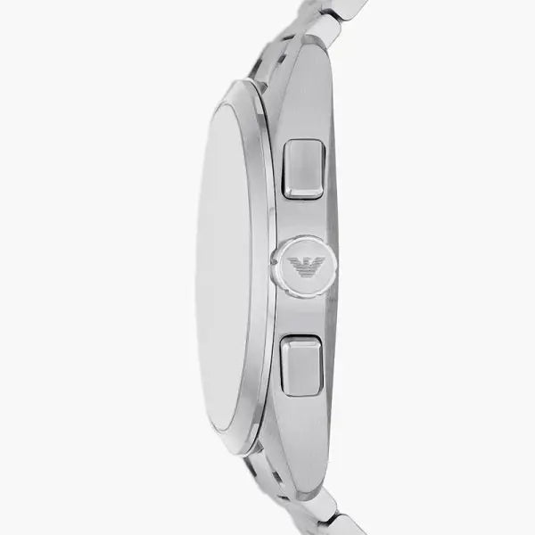 Emporio Armani Men’s Quartz Silver Stainless Steel Blue Dial 43mm Watch AR11541