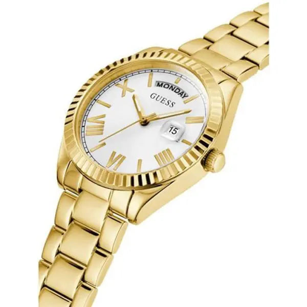Guess Women’s Quartz Gold Stainless Steel White Dial 36mm Watch GW0308L2