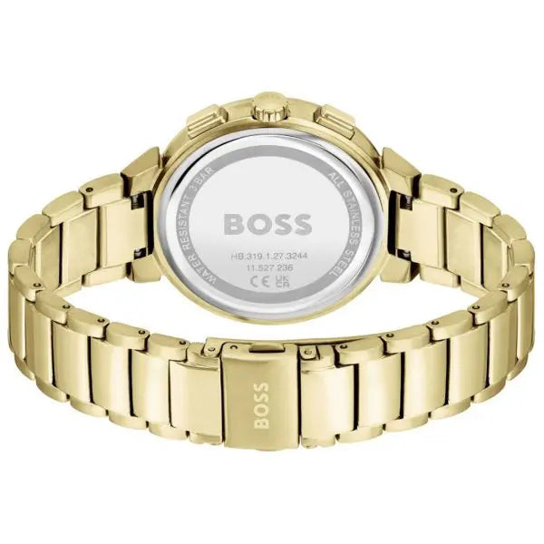 Hugo Boss Women’s Quartz Gold Stainless Steel Green Dial 38mm Watch 1502679