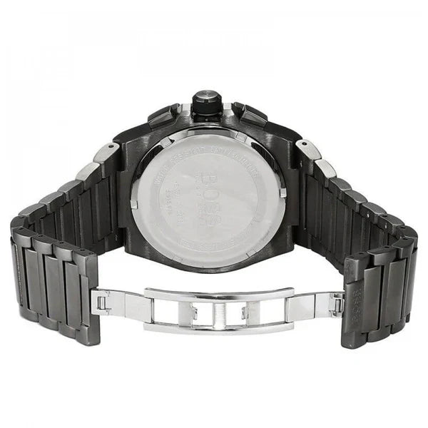Hugo Boss Men’s Chronograph Quartz Stainless Steel Grey Dial 45mm Watch 1513361