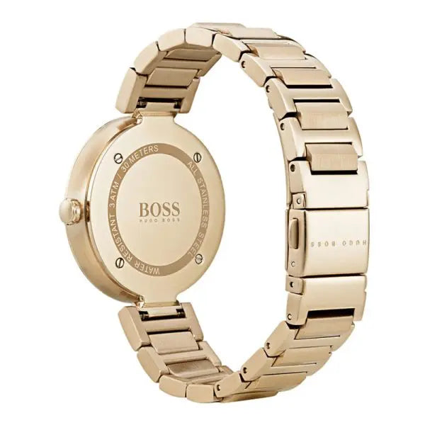 Hugo Boss Women’s Quartz Gold Stainless Steel Gold Dial 36mm Watch 1502415
