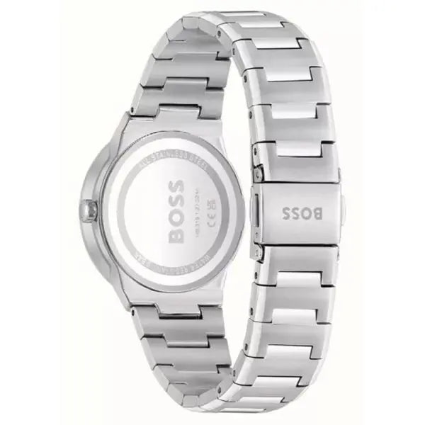 Hugo Boss Women’s Quartz Silver Stainless Steel Black Dial 34mm Watch 1502647