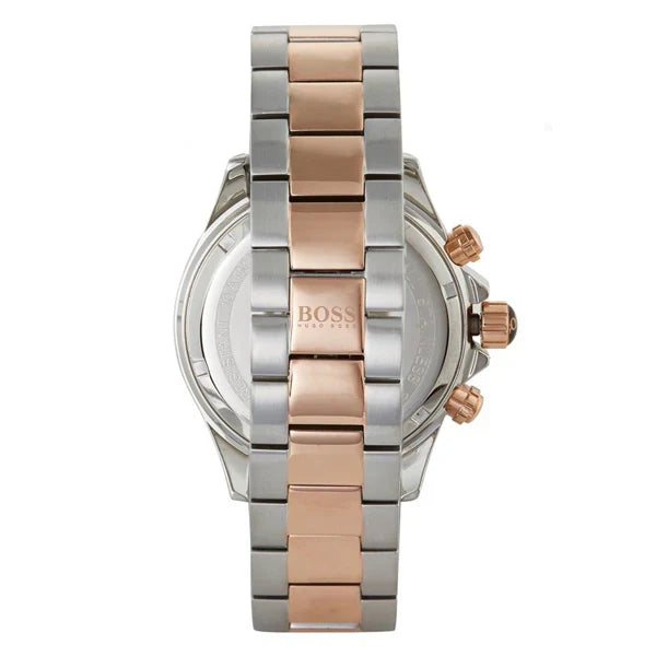 Hugo Boss Men’s Two-Tone Rose Gold Silver Watch 1513339