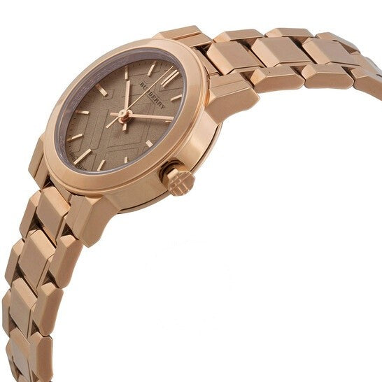 Burberry Women’s Swiss Made Stainless Steel Beige Dial 26mm Watch BU9228