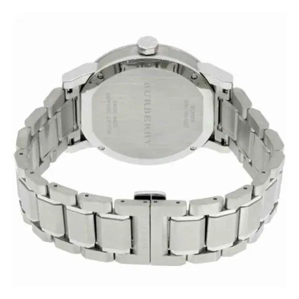 Burberry Men’s Swiss Made Stainless Steel Silver Dial 42mm Watch BU9900