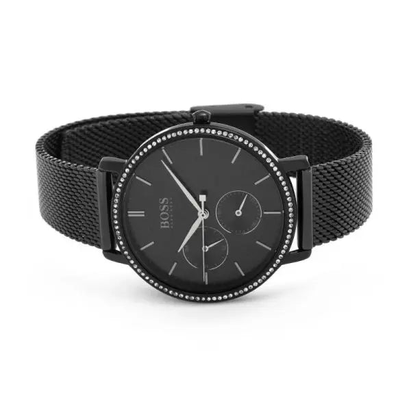 Hugo Boss Women’s Quartz Black Stainless Steel Black Dial 35mm Watch 1502521