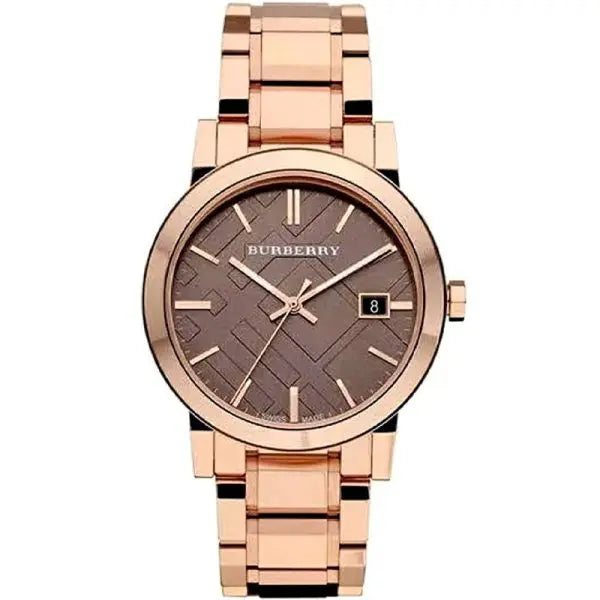 Burberry Women’s Swiss Made Stainless Steel Brown Dial 38mm Watch BU9005