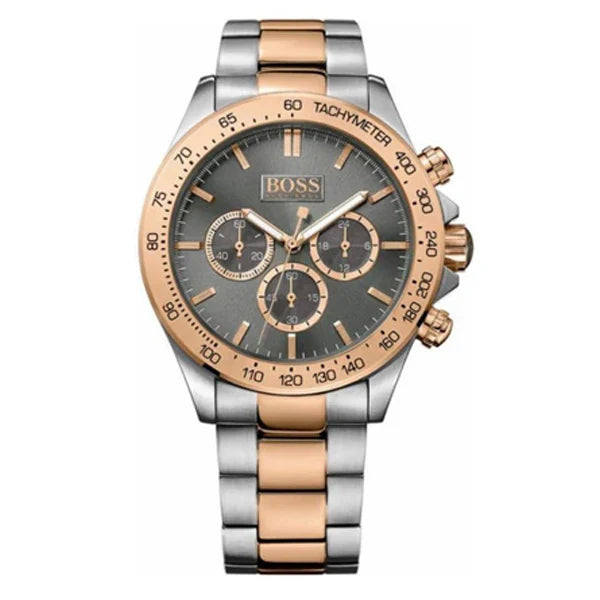 Hugo Boss Men’s Two-Tone Rose Gold Silver Watch 1513339