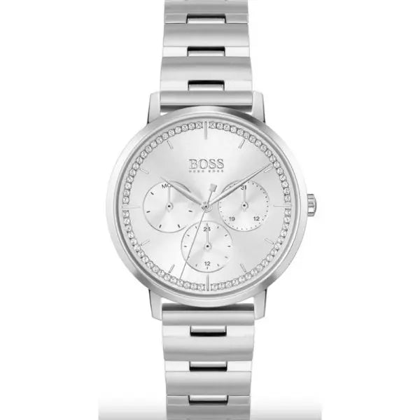 Hugo Boss Women’s Quartz Silver Stainless Steel Silver Dial 35mm Watch 1502570