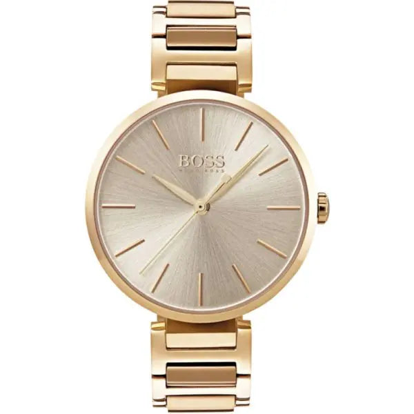 Hugo Boss Women’s Quartz Gold Stainless Steel Gold Dial 36mm Watch 1502415