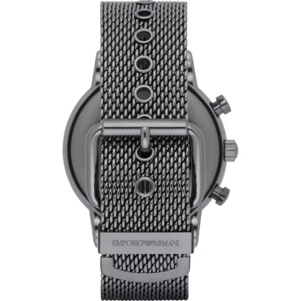 Emporio Armani Men’s Chronograph Quartz Stainless Steel Blue Dial 46mm Watch AR1979