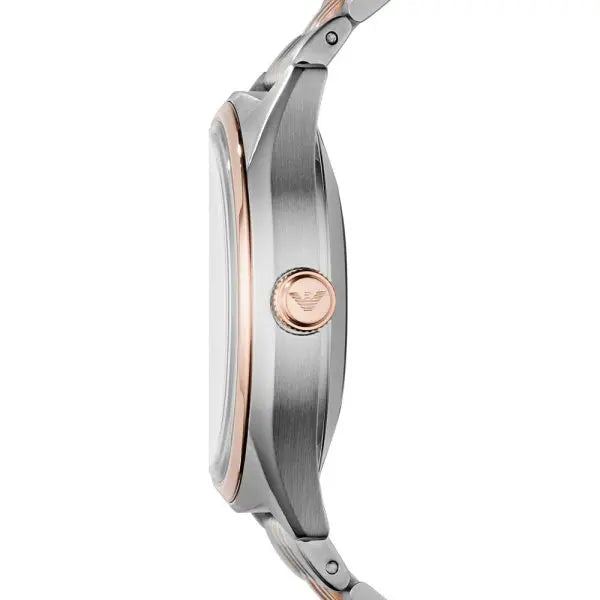 Emporio Armani Men’s Automatic Two-Two Stainless Steel White Dial 43mm AR60002