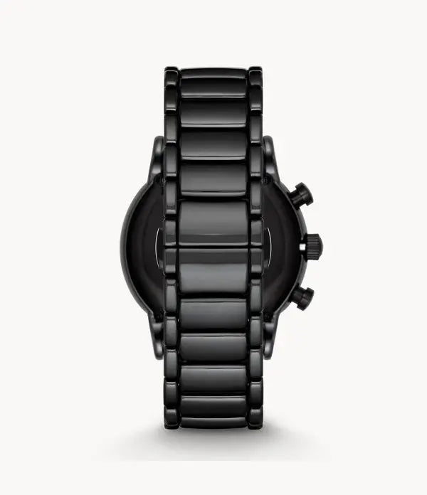 Emporio Armani Men’s Chronograph Quartz Stainless Steel Black Dial 43mm Watch AR1509