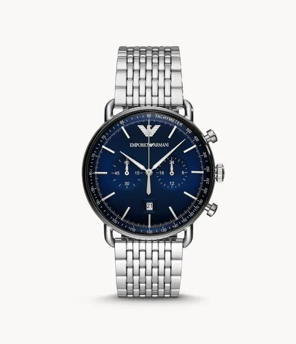 Emporio Armani Men’s Chronograph Stainless Steel 43mm Watch AR11238