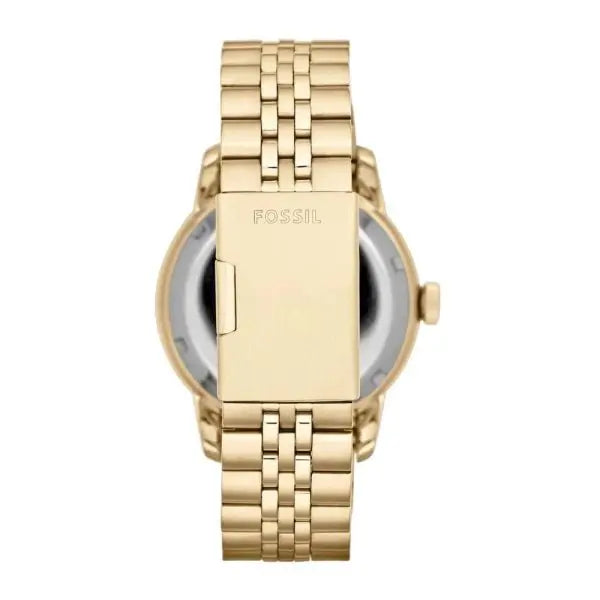 Fossil Men’s Mechanical Gold Stainless Steel Skeleton Dial 44mm Watch ME1137