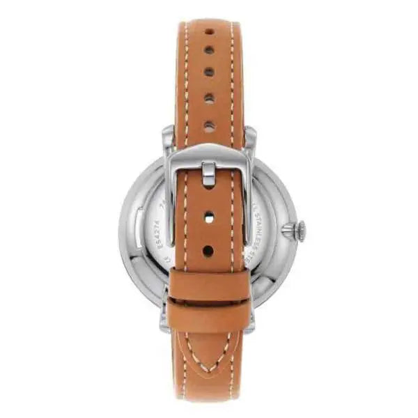 Fossil Women’s Quartz Brown Leather Strap Blue Dial 36mm Watch ES4274