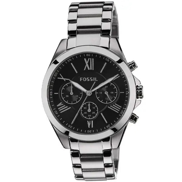 Fossil Women’s Quartz Stainless Steel Black Dial 40mm Watch BQ1748