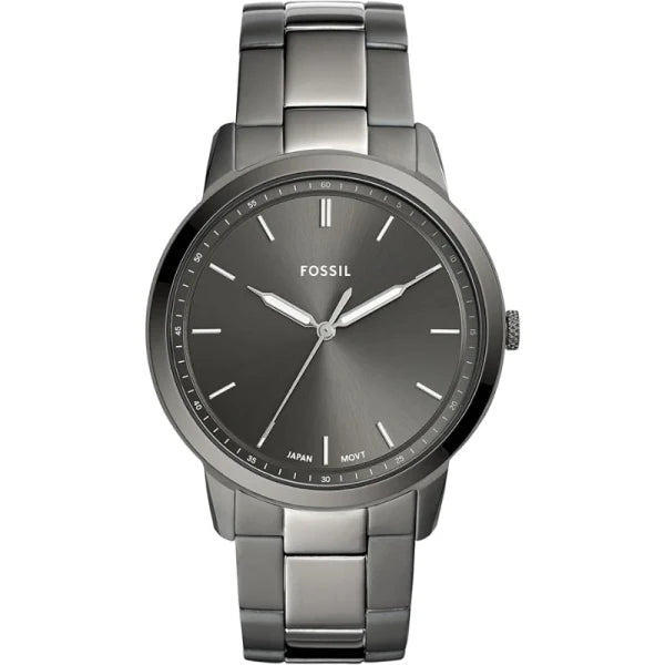 Fossil Men’s Quartz Grey Stainless Steel Grey Dial 44mm Watch FS5459
