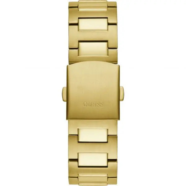 Guess Men’s Quartz Gold Stainless Steel Black Dial 42mm Watch GW0572G2