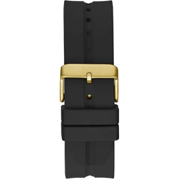 Guess Men’s Quartz Black Silicone Strap Black Dial 42mm Watch GW0637G2