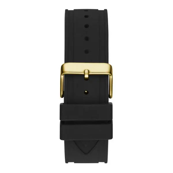 Guess Men’s Quartz Black Silicone Strap Black Dial 44mm Watch GW0518G2