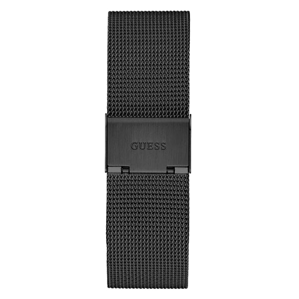 Guess Men’s Quartz Black Stainless Steel Black Dial 44mm Watch GW0502G2