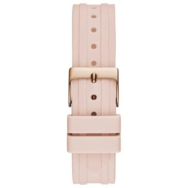 Guess Women’s Quartz Pink Silicone Strap Rose Gold Dial 38mm Watch GW0407L3