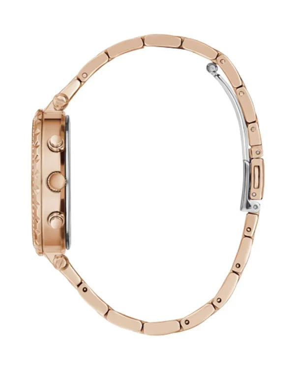 Guess Women’s Quartz Rose Gold Stainless Steel Rose Gold Dial 37mm Watch GW0403L3