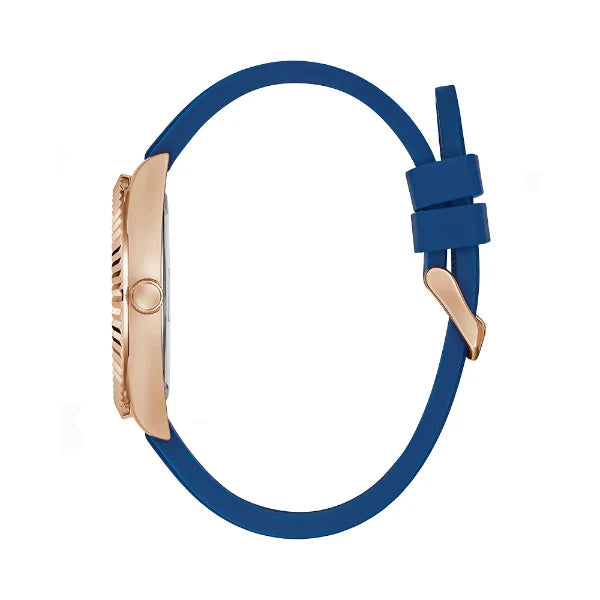 Guess Men’s Quartz Blue Silicone Strap Blue Dial 42mm Watch GW0335G2